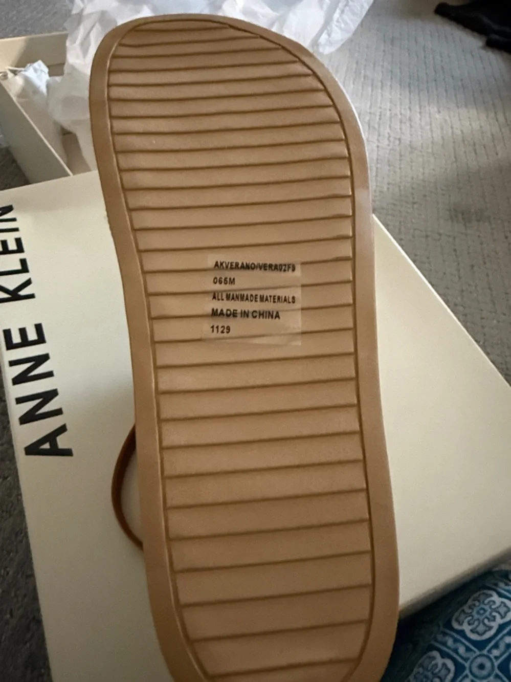 ANNE KLEIN Verano Strappy Platform Sandals ~ New In Box